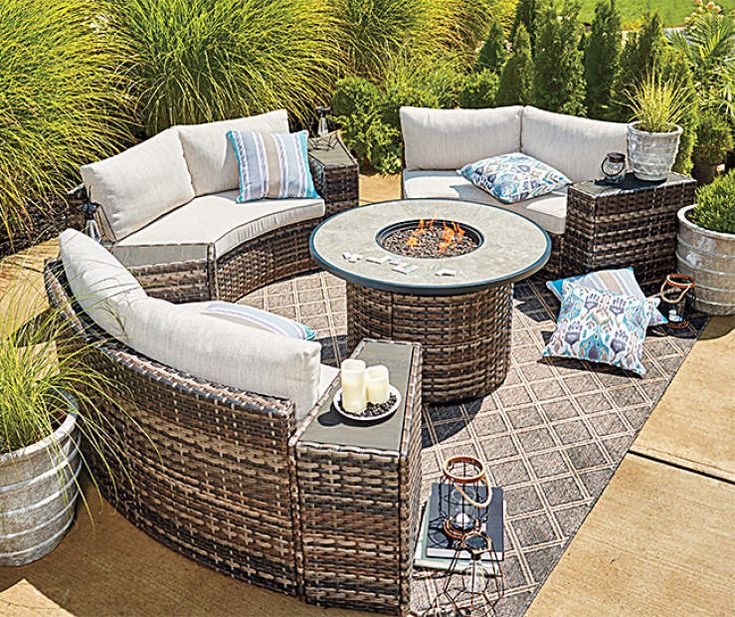 salon, de, jardin, en, resine